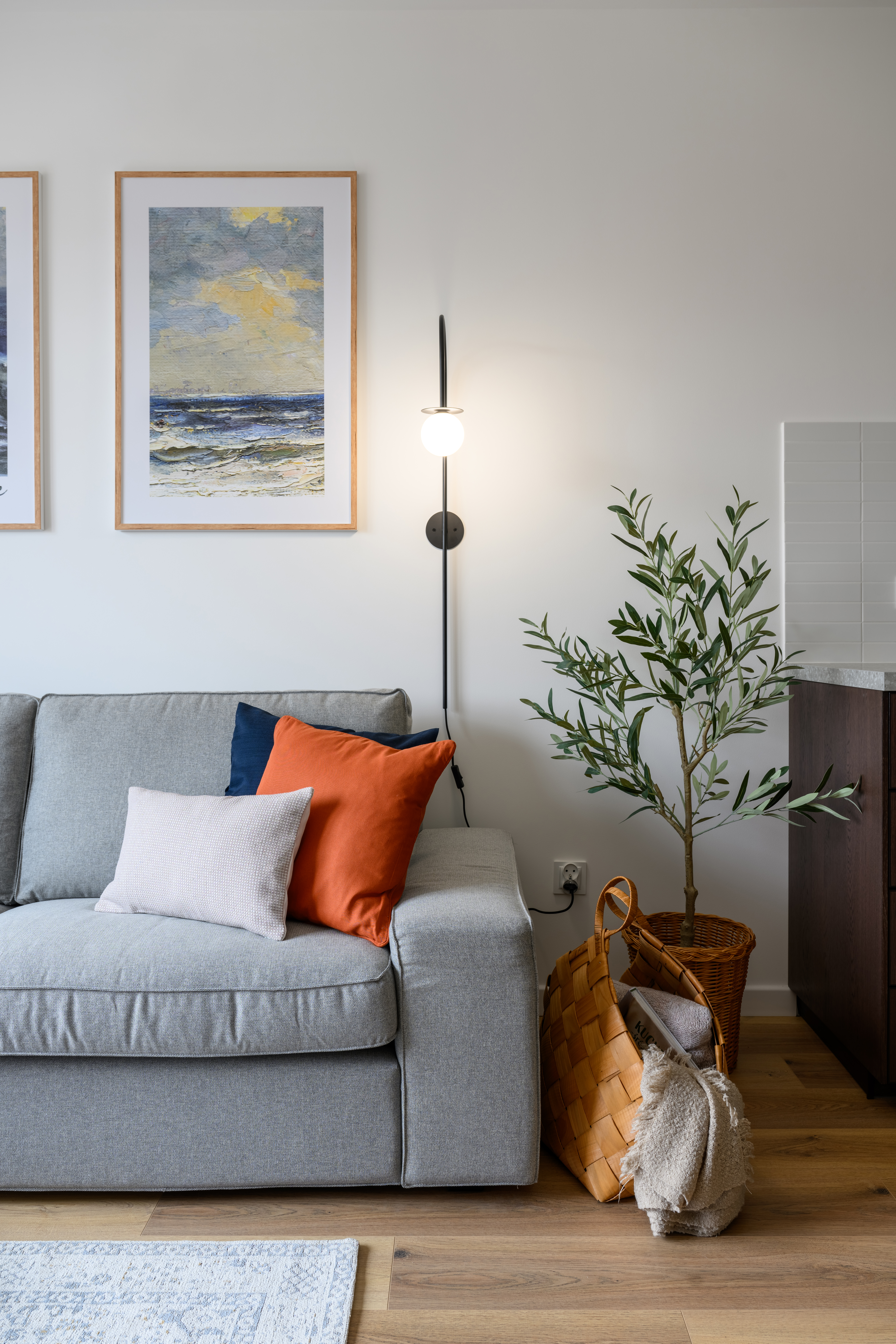 Detale aranżacyjne w sypialni – home staging Czermińskiego